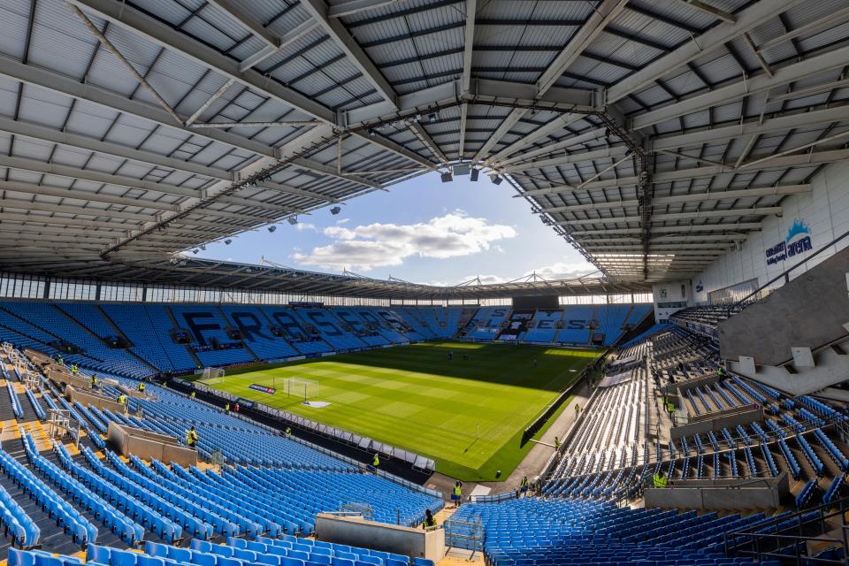 A general view of the CBS Arena in the sunlight 
