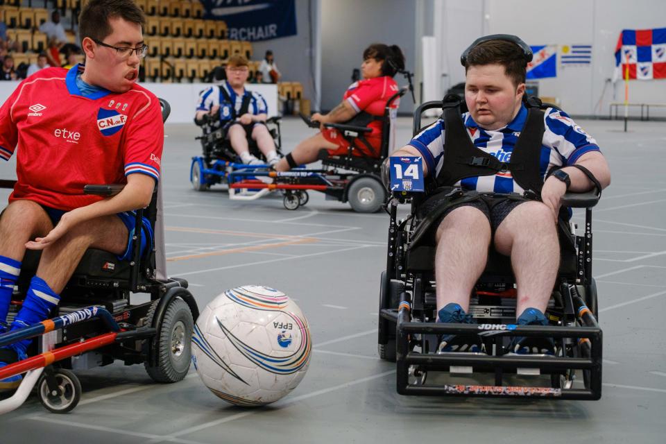 Matt Gilbert in action.