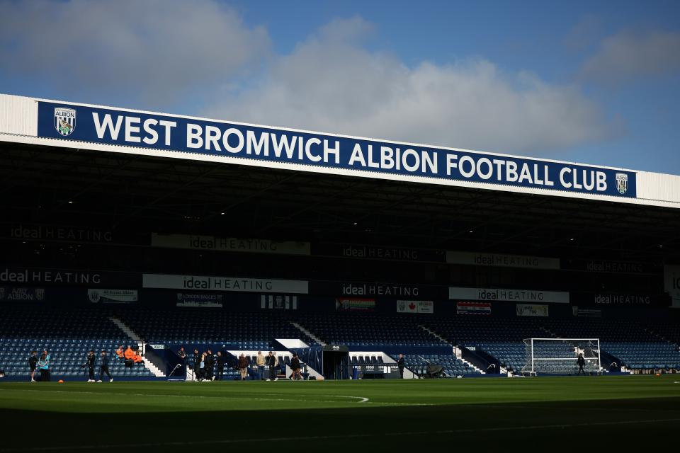 A general view of The Hawthorns and the West Stand in particular 