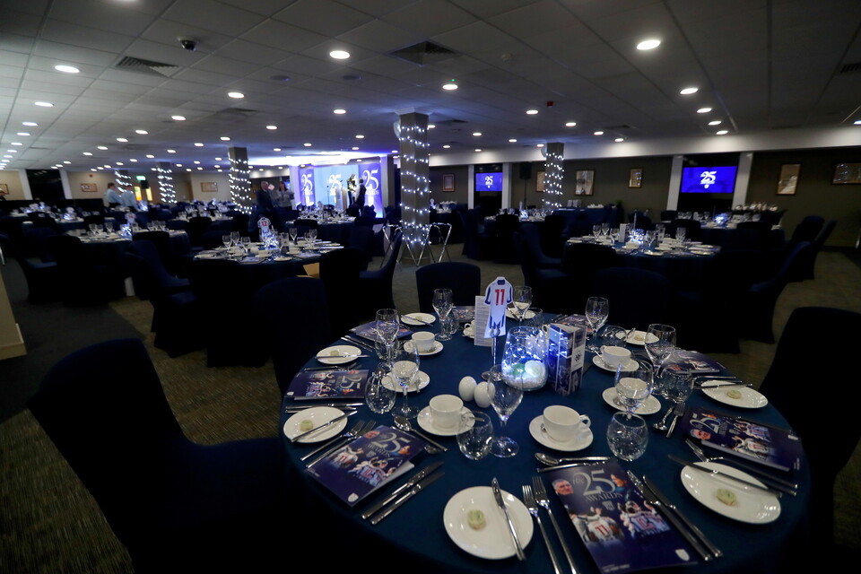 Club Awards Dinner 2025 Table Set Up