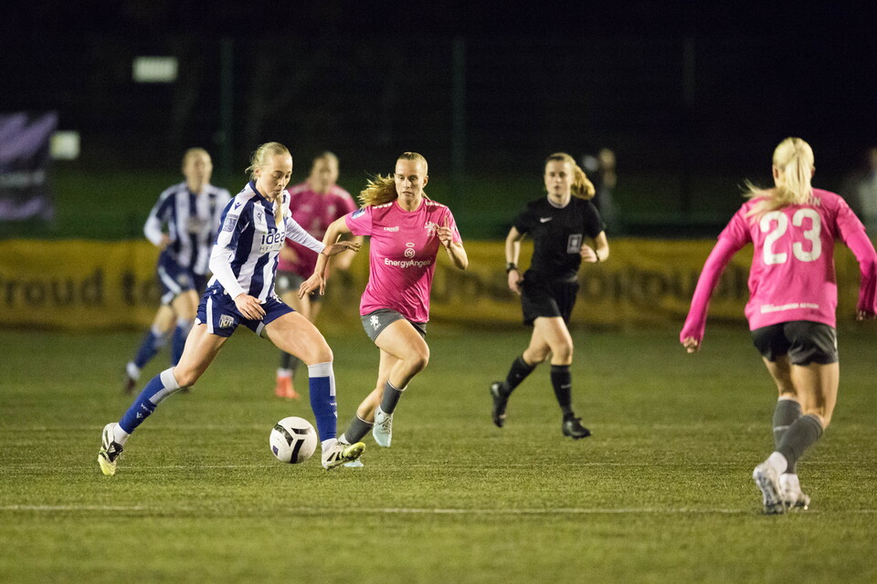 Goalscorer Ellie May against Rugby Borough.
