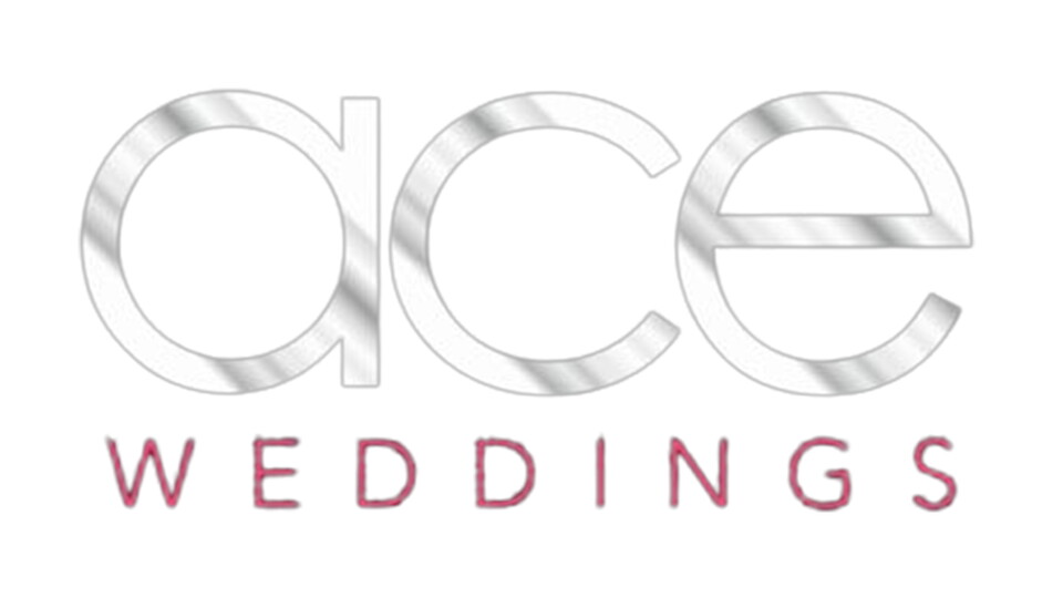 Ace Weddings' logo.