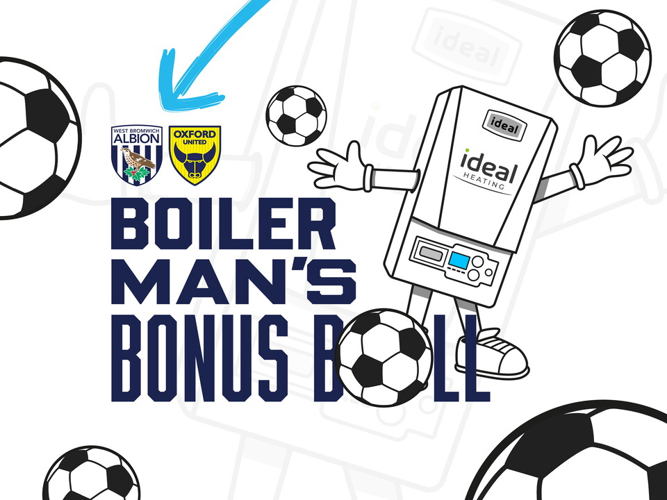 Boilerman's Bonus Ball at WBA v Oxford United 