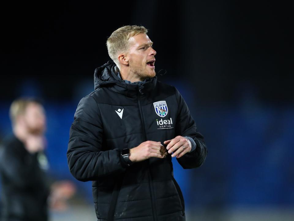 A photo of Albion U21 boss Leigh Downing
