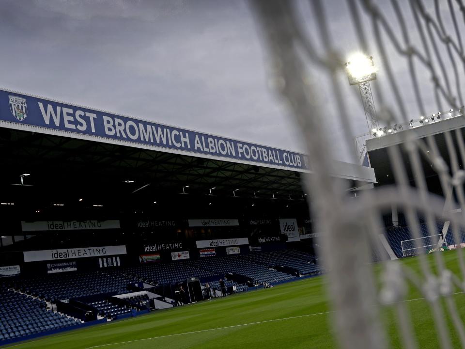 General view of The Hawthorns and the West Stand in particular 