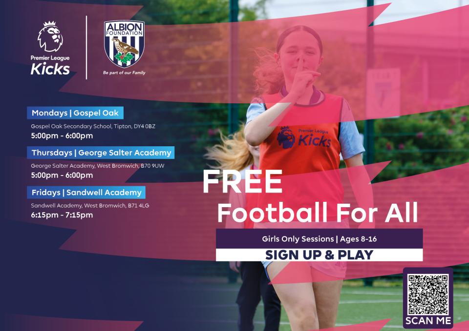 Premier League Kicks Girls Timetable