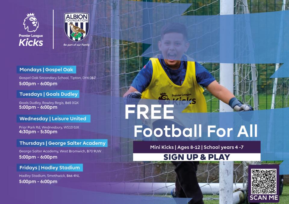 Premier League Kicks Mini-Kicks Timetable