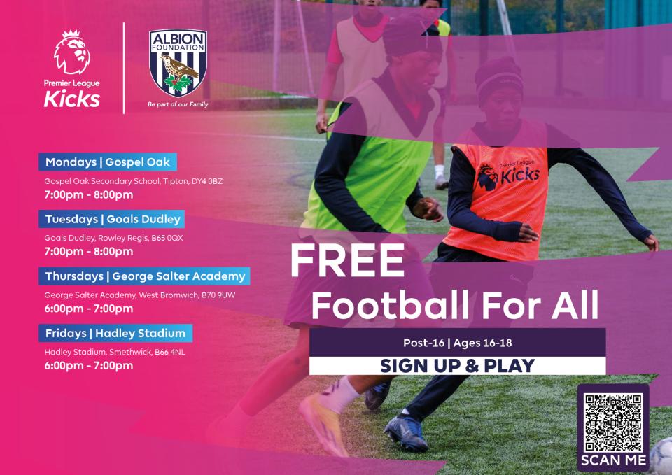 Premier League Kicks Post-16 Timetable