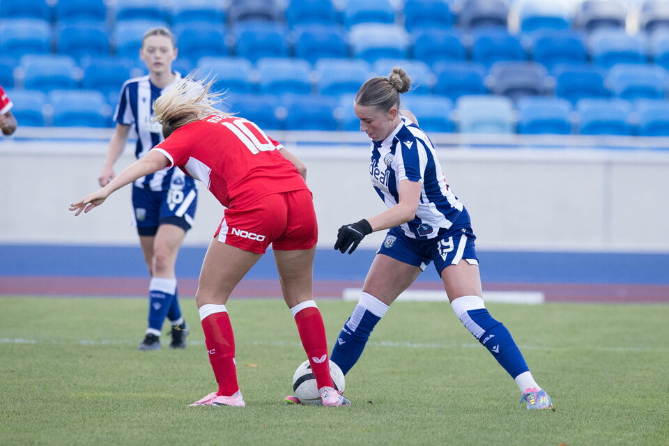Monique Robinson in action for Albion.