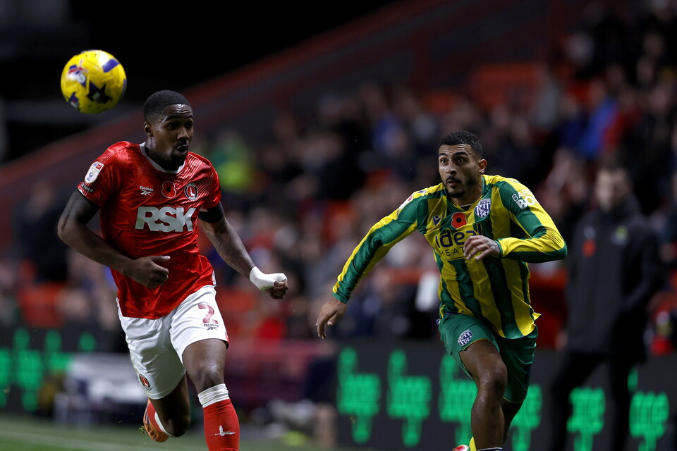 A photo of Karlan Grant in the match against Charlton 