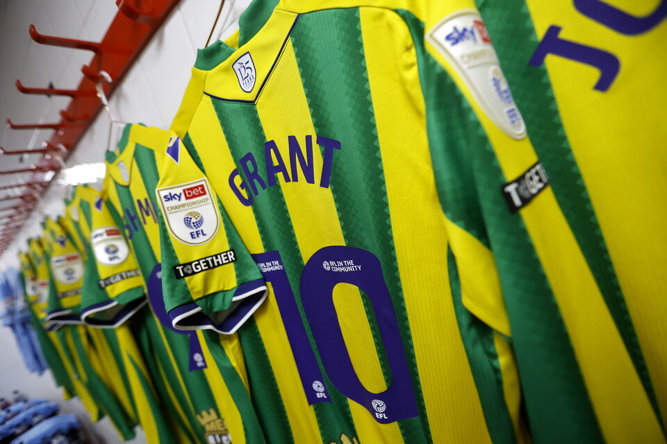 A photo of Karlan Grant's shirt 