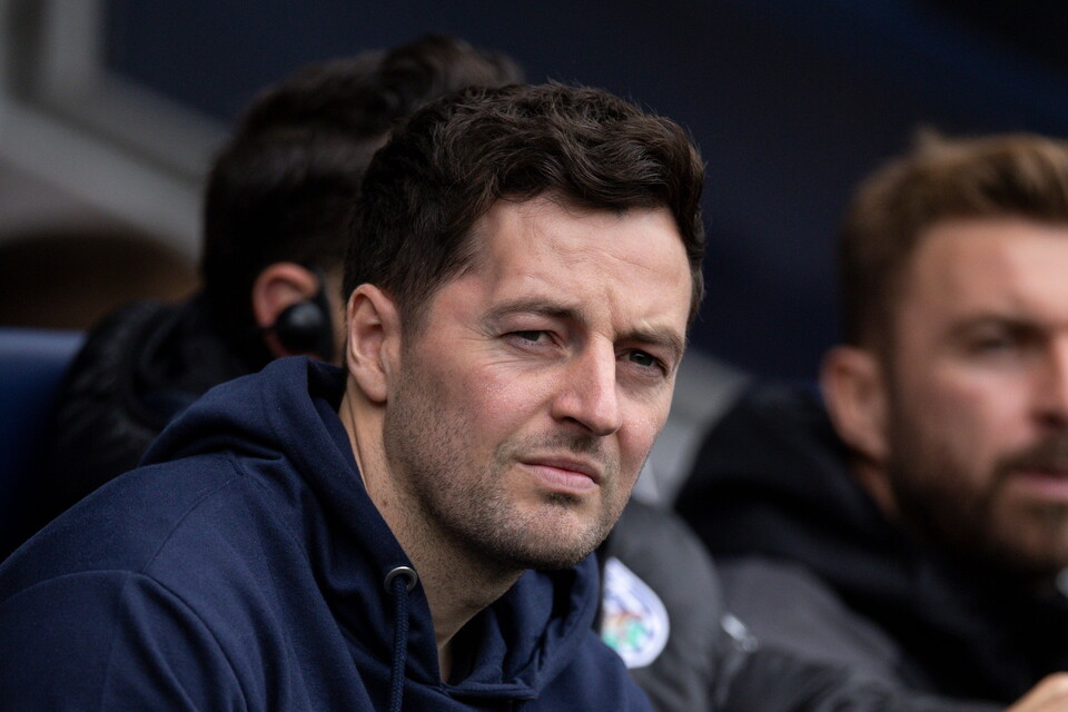 A close up of Ryan Mason's face