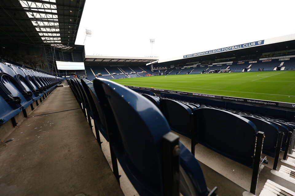 A general view of The Hawthorns taken from the East Stand 