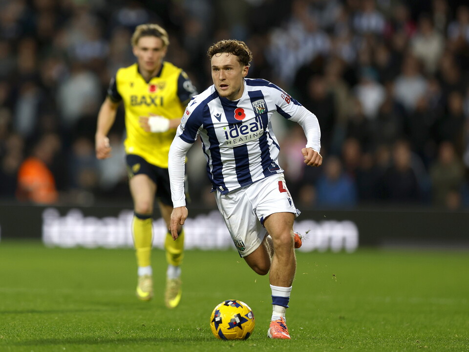 An image of Callum Styles against Oxford