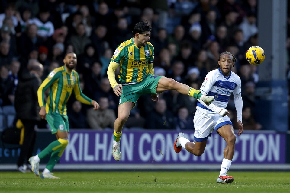 A photo of Alex Mowatt playing against QPR 