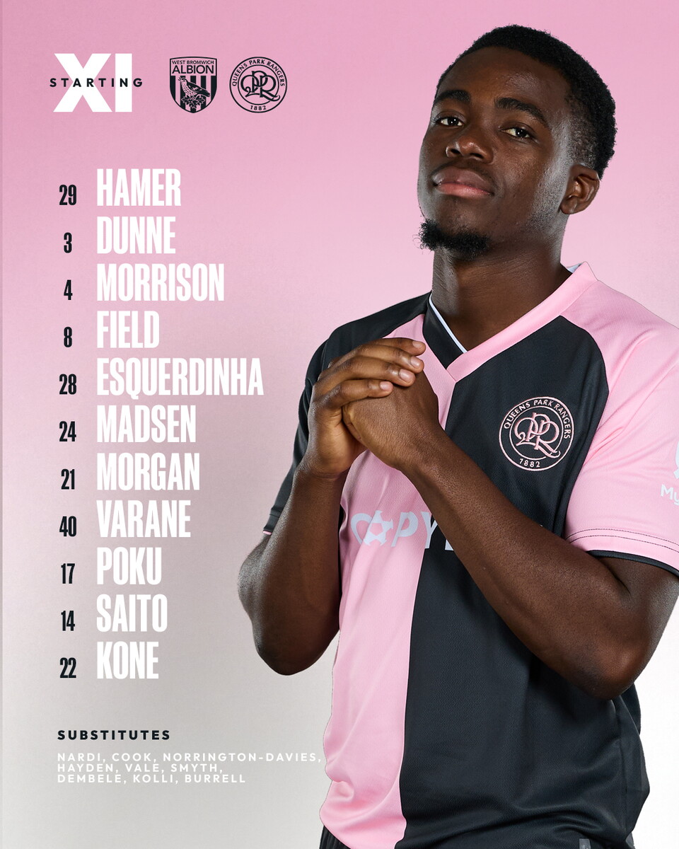 QPR's XI to face Albion.