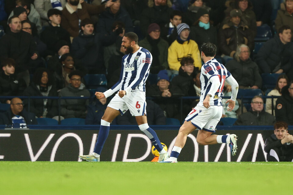 George Campbell scores against QPR.