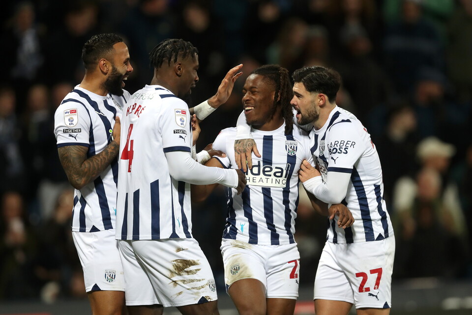 Brandon Thomas-Asante after scoring against Norwich.