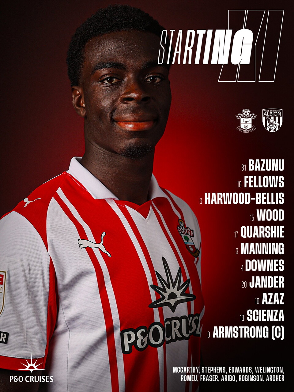 Southampton's XI.