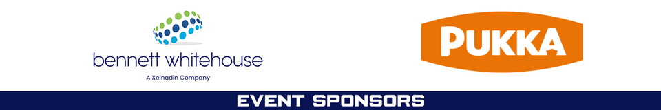 Event Sponsors Bennett Whitehouse & Pukka Pies logos