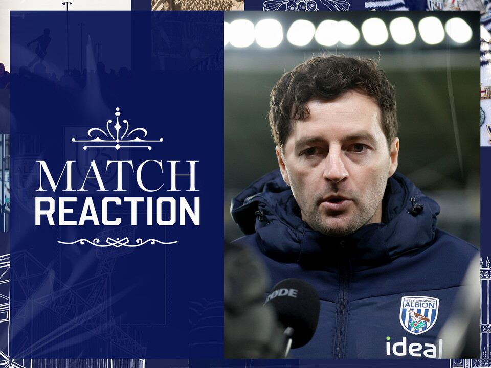 Ryan Mason is interviewed by WBA TV after the defeat to Hull City