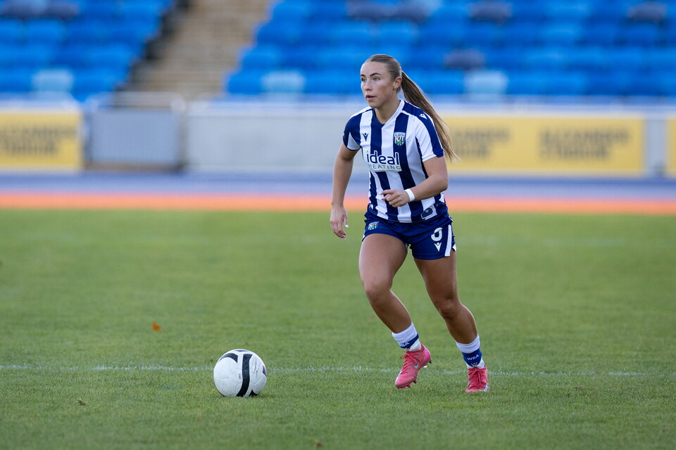 Seren Watkins in action for Albion.