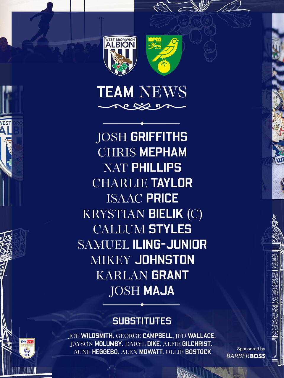 Albion XI vs Norwich City.