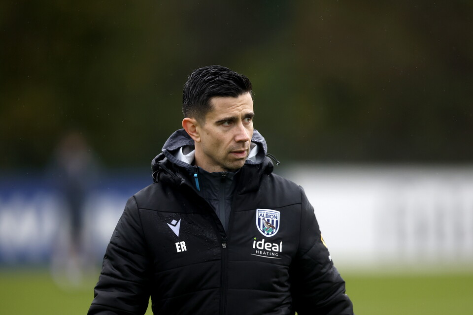Eric Ramsay during a training session 
