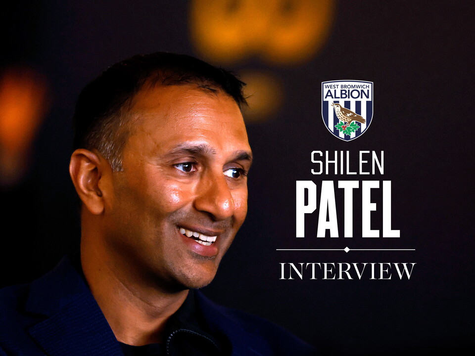 Shilen Patel smiling with the words 'Shilen Patel interview' written on