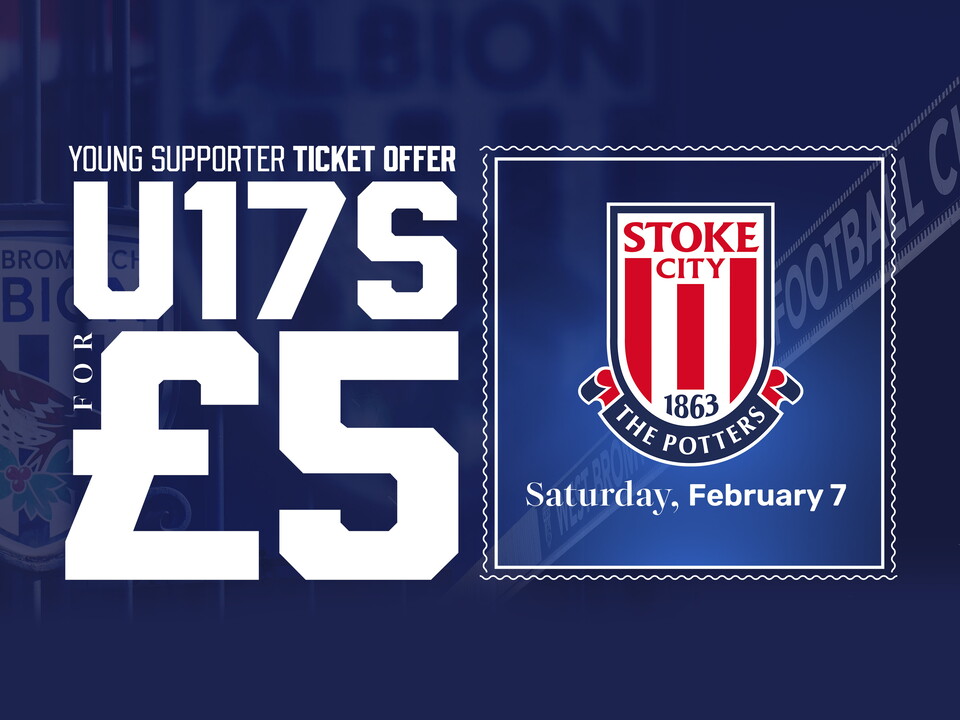 U17 ticket offer for Stoke game