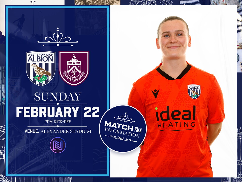 Albion vs Burnley Match Pack.