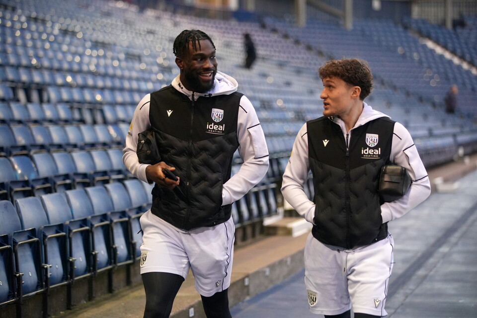 Daryl Dike and Callum Styles arrive