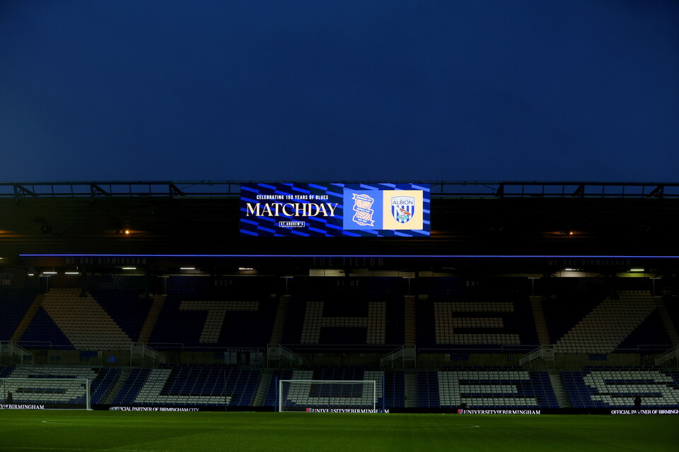 A shot of the scoreboard at St Andrew's @ Knighthead Park