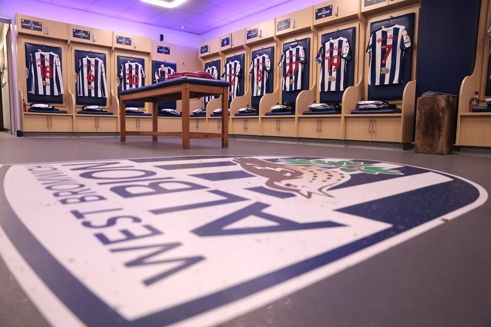 Inside the West Brom changing room