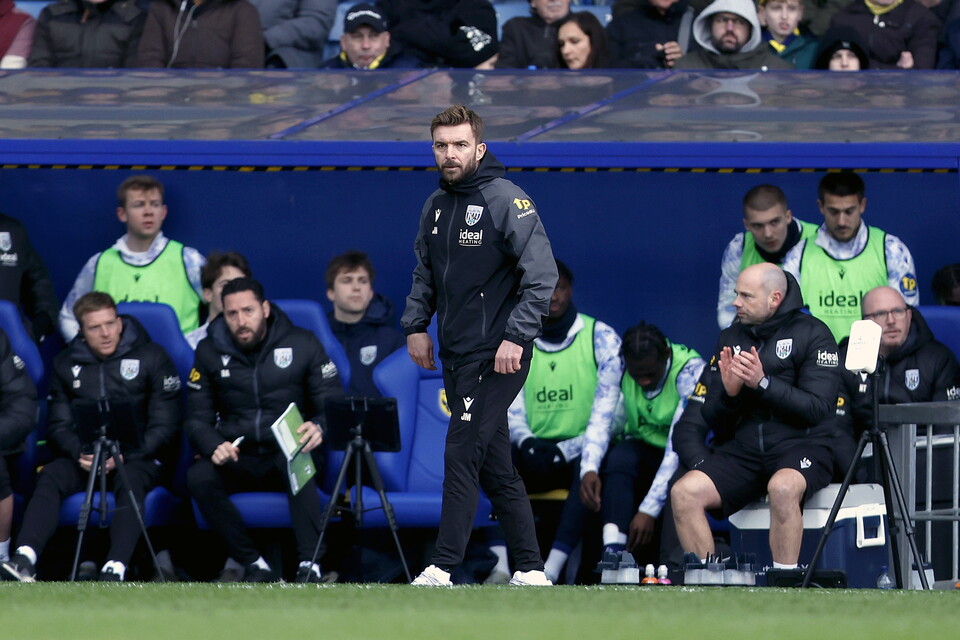 James Morrison on the side of the pitch at Oxford 
