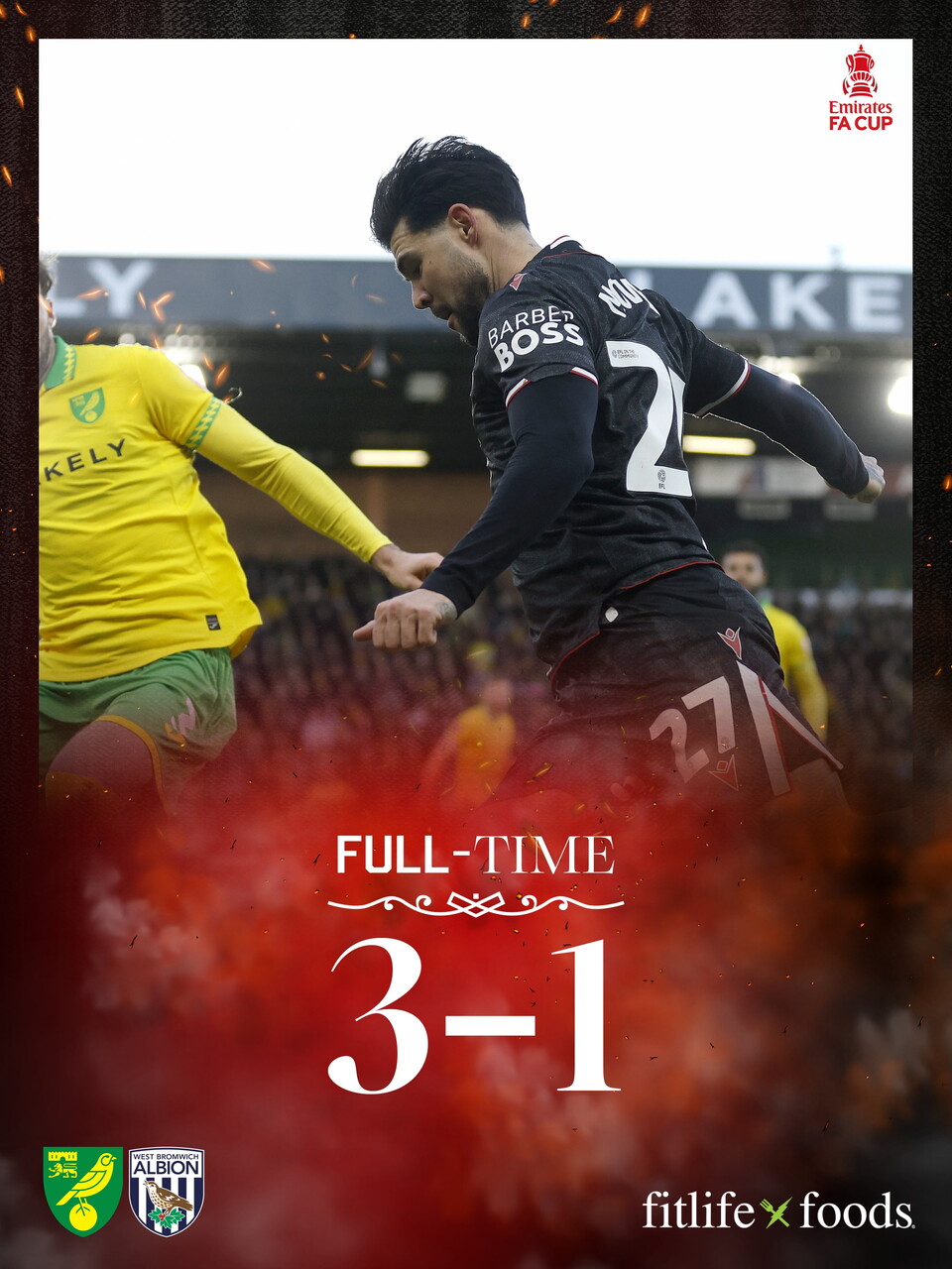 Norwich 3-1 West Brom