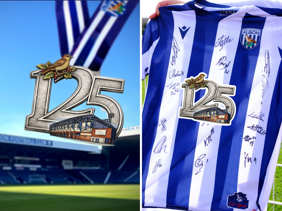 Mock up of 125 medal & 125 signed shirt.