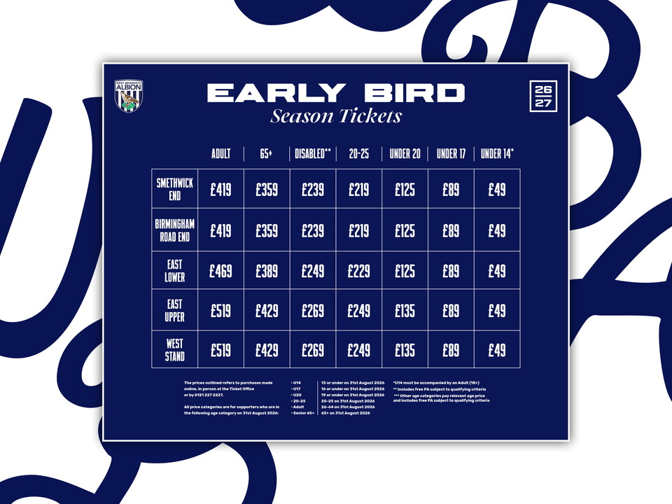 Season Ticket 26/27 Grid