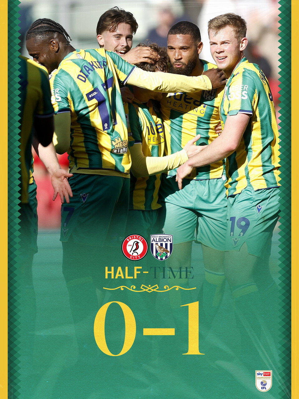 Bristol City 0-1 West Brom