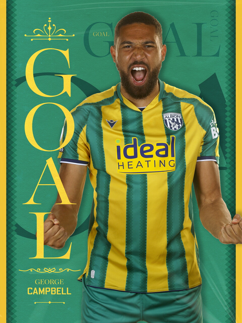 George Campbell's away goal graphic