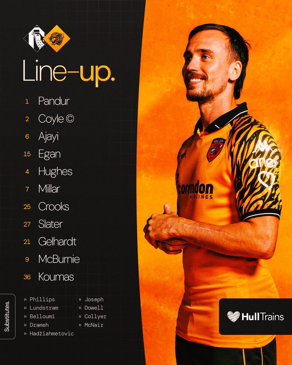 Hull City's line-up