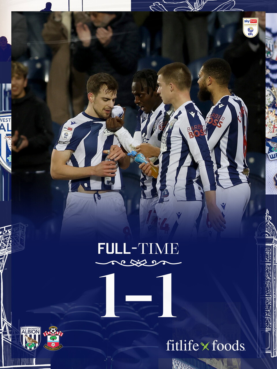 West Brom 1-1 Southampton