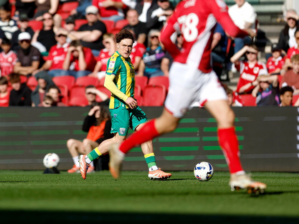 Callum Styles against Bristol City