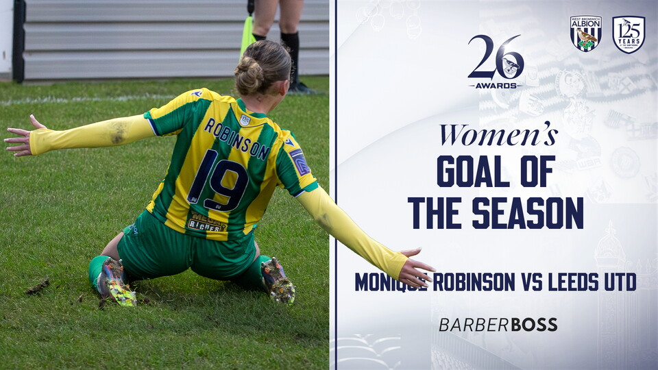 Women's Goal of the Season - Monique Robinson.