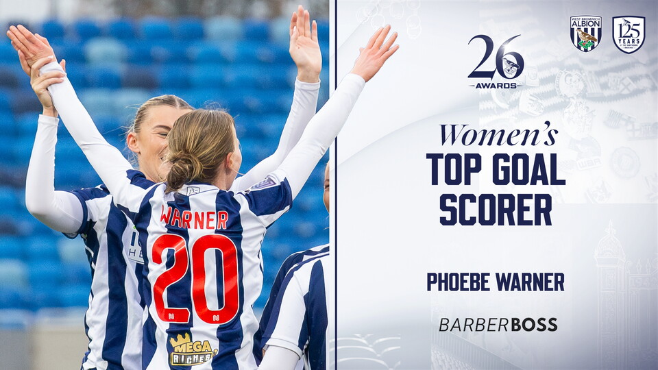 Top Goalscorer - Phoebe Warner.