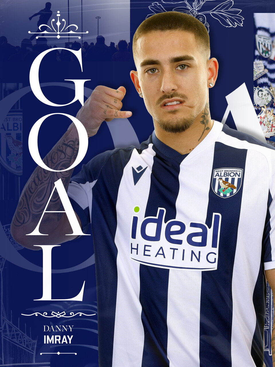 Danny Imray's goal graphic