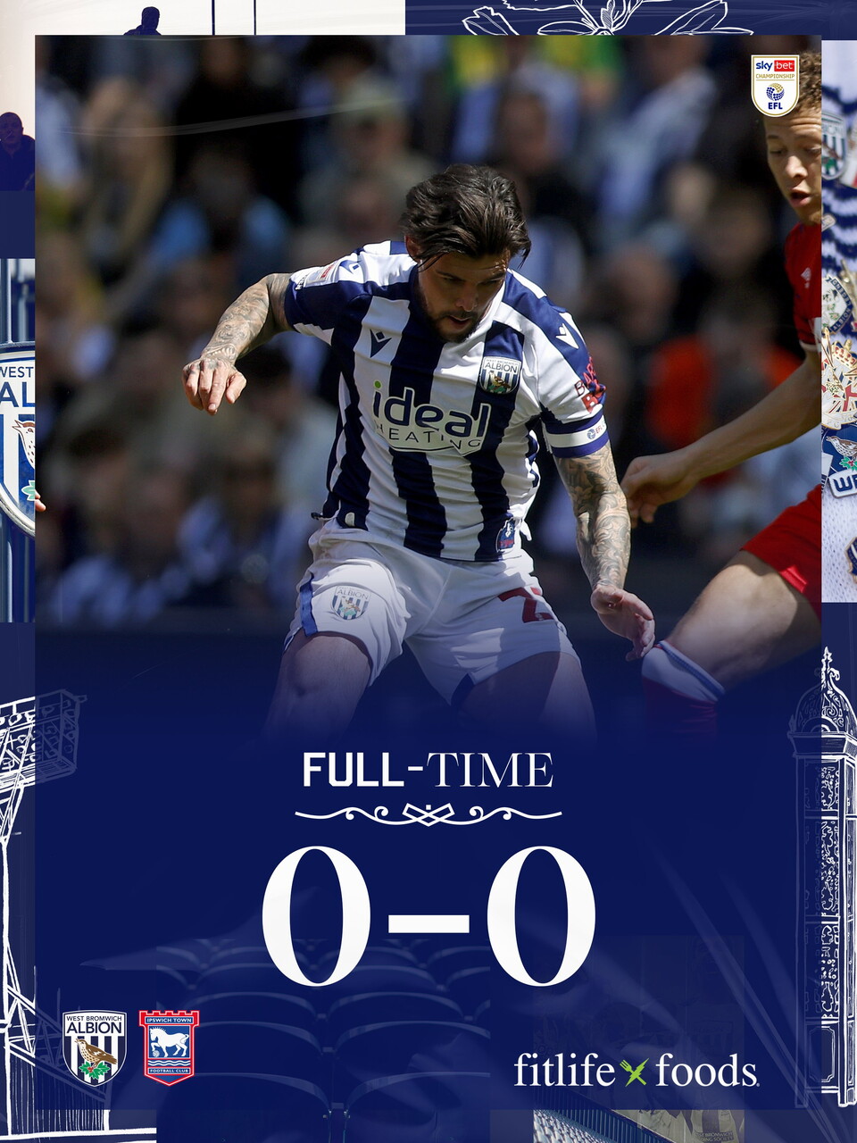 West Brom 0-0 Ipswich Town