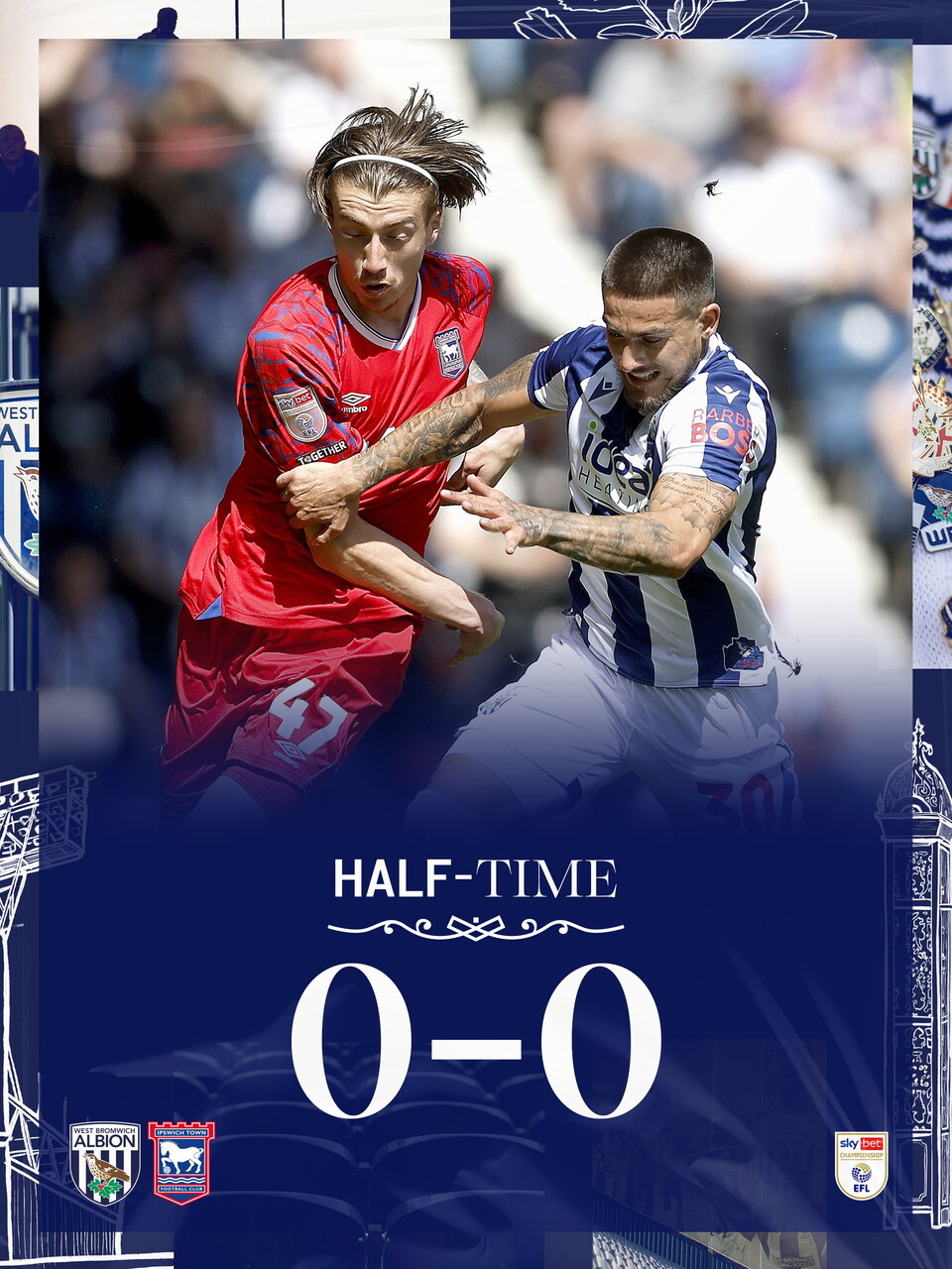 West Brom 0-0 Ipswich Town