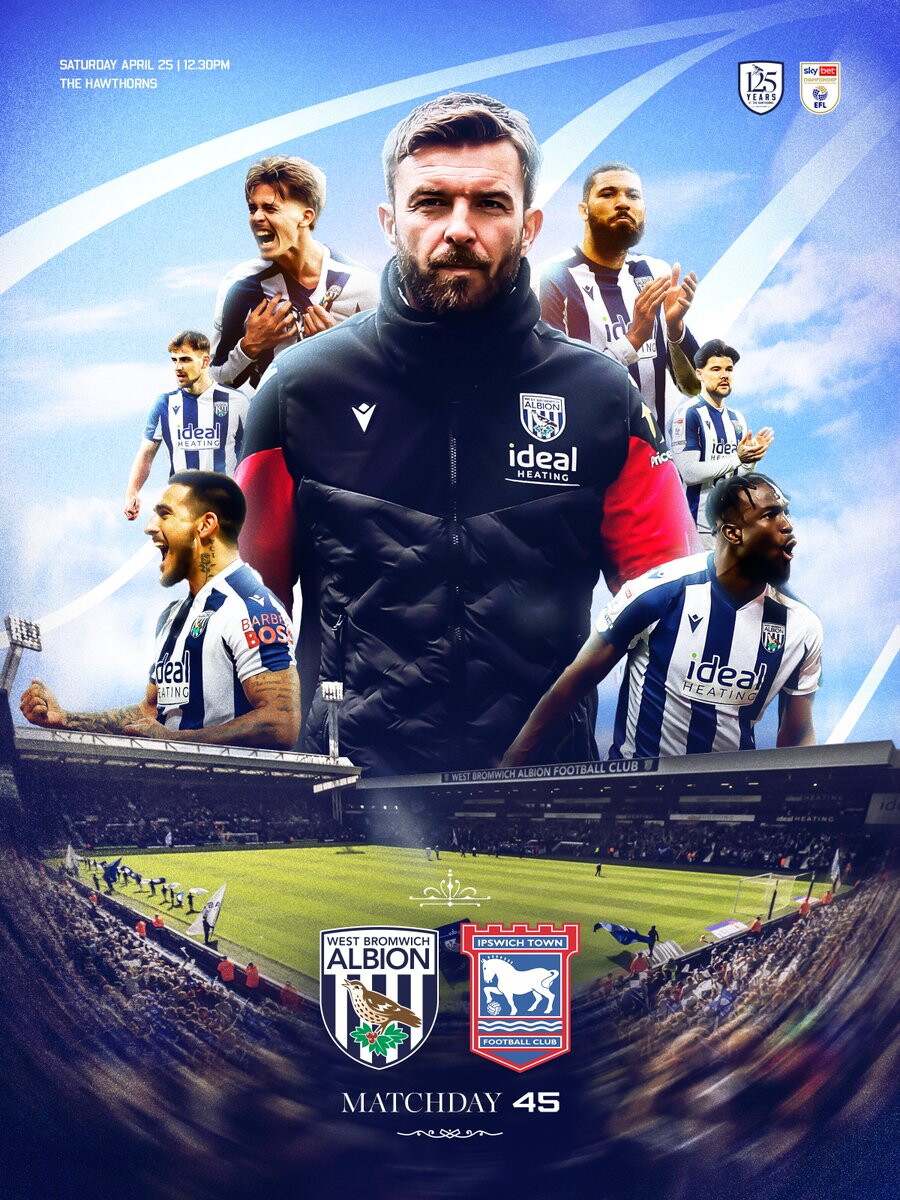 A matchday graphic