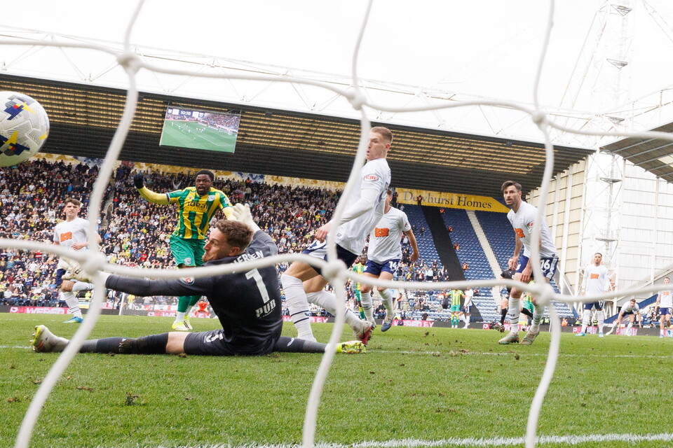 Josh Maja scores against Preston